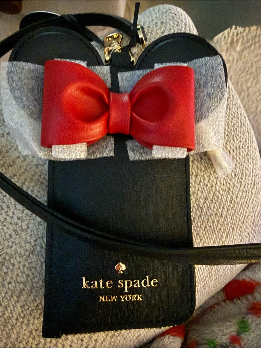 Kate Spade x Disney Minnie Mouse Ears  ID Lanyard. New with Tags! - Picture 8 of 12